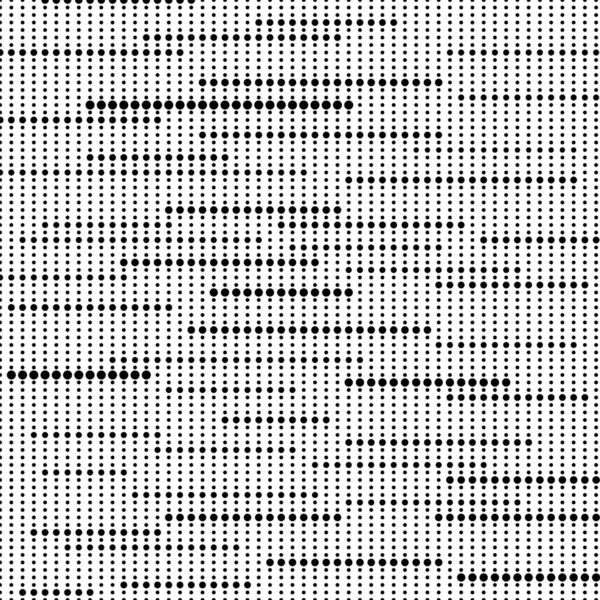 Abstract halftone pattern. Black and white background. Vector — Stock Vector