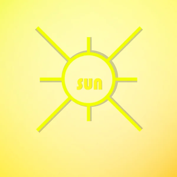 Nap-szimbólum — Stock Vector
