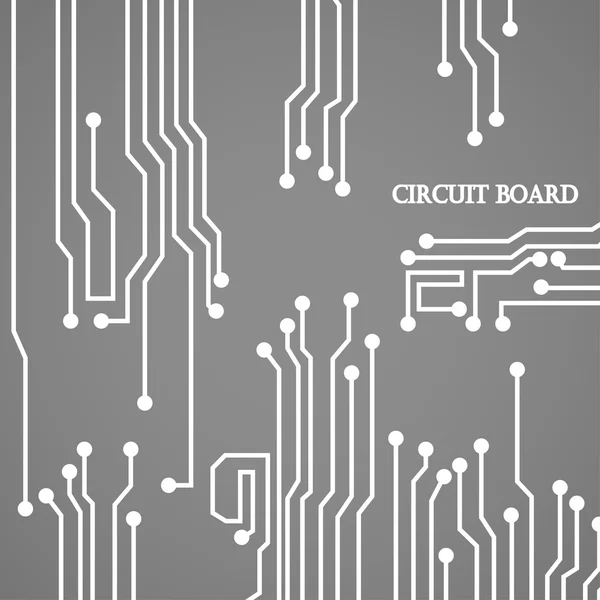 Circuit board cpu. Vector illustration — Stock Vector