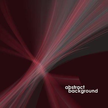 Arka plan formu kırmızı çizgilerin bir parıltı ile içinde. Vektör çizim