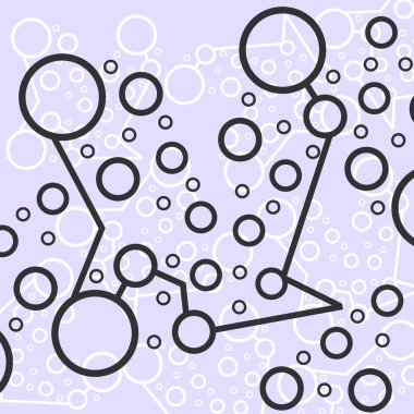 Soyut halkalar gri arka plan üzerinde. vektör çizim eps10