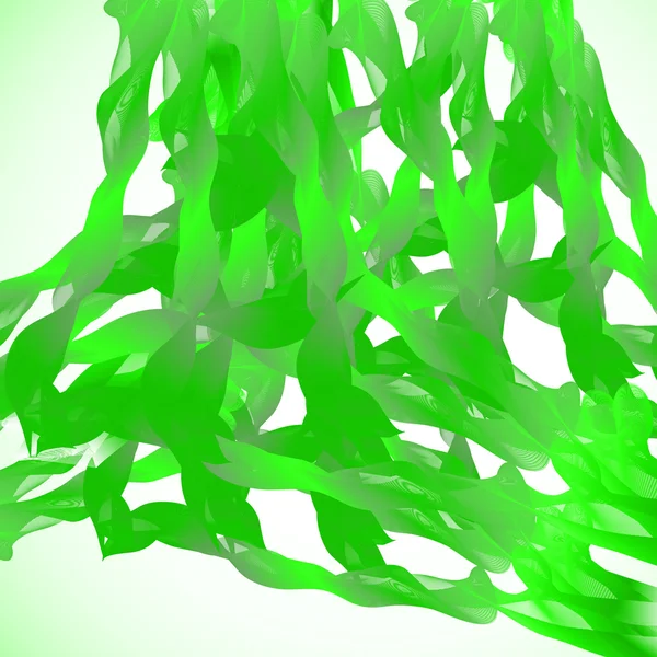 Fondo abstracto en forma de ondas de humo. Ilustración vectorial — Vector de stock