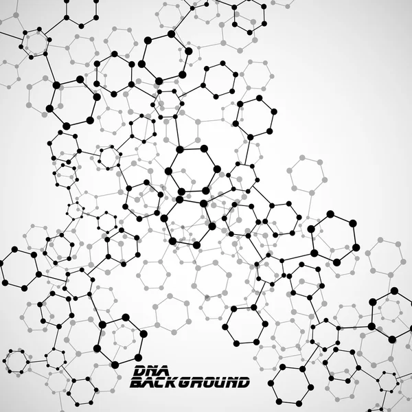 Molecule DNA. Abstract background. Eps10.Vector illustration — Stock Vector