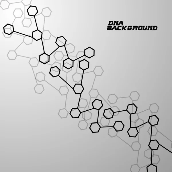 Molekülün dna. arka plan. vektör çizim. eps10 — Stok Vektör