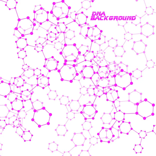 Molekülün dna. arka plan. vektör çizim. eps10 — Stok Vektör