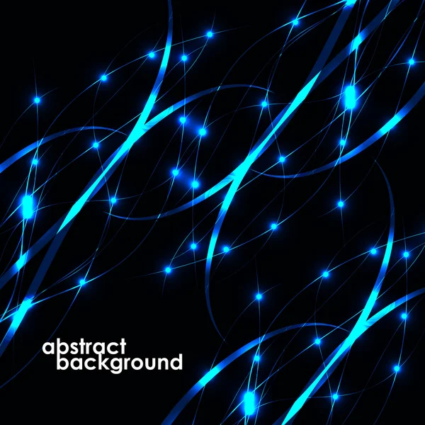 Arka plan fütüristik tasarımı, satırları bir parıltı ile. Vektör çizim. EPS 10
