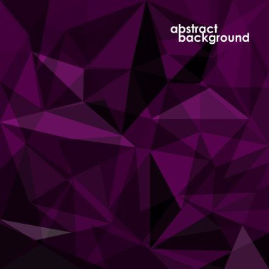 3d geometrik renkli arka plan üçgenler üzerinden. vektör çizim. EPS 10