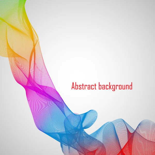 Fondo colorido abstracto con onda. Ilustración vectorial. Eps 10 — Vector de stock