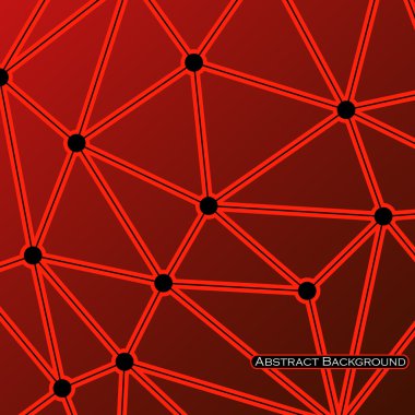 soyut poligonal küre arka plan. fütüristik stil kartı. vektör çizim. EPS 10