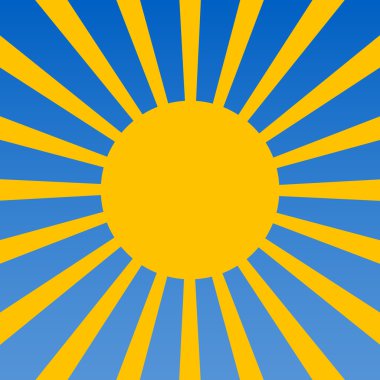 Güneş. vektör çizim. EPS 10