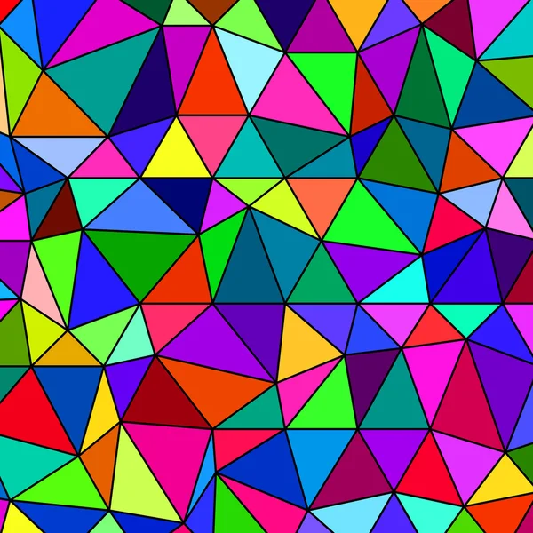Fondo colorido geométrico abstracto de triángulos. Ilustración vectorial. Eps 10 — Vector de stock
