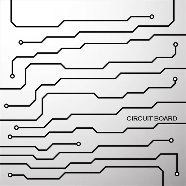 Circuit board. Abstract background. Vector illustration. Eps 10 — Stock Vector