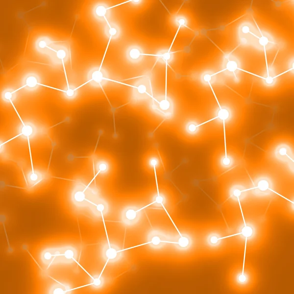 ADN molecular brillando. Fondo abstracto. Ilustración vectorial. Eps10 — Vector de stock