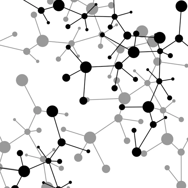 Estructura molecular. ADN. Fondo abstracto. Ilustración vectorial. Eps10 — Archivo Imágenes Vectoriales