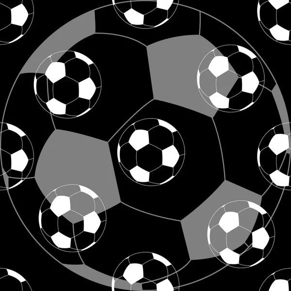 Patrón de fútbol sin fisuras. Antecedentes Ilustración vectorial. Eps 10 — Archivo Imágenes Vectoriales