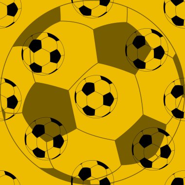 Sorunsuz futbol desen. Arka plan. Vektör çizim. EPS 10
