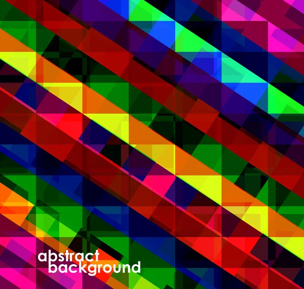 Colorful geometric abstract background with squares. Vector illustration. Eps 10 — Stock Vector