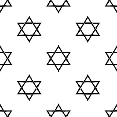 Star of David seamless modeli, vektör arka plan. EPS 10