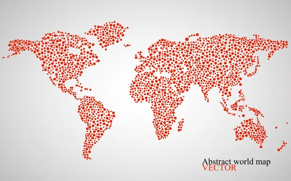 Mapa świata streszczenie. Kolorowe tło. Ilustracja wektorowa. EPS 10 — Wektor stockowy