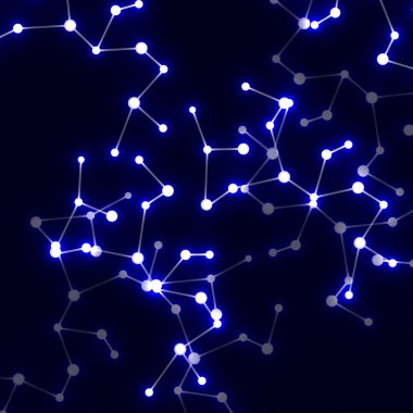 DNA molekül yapısı parlak arka plan. Vektör çizim. Eps10