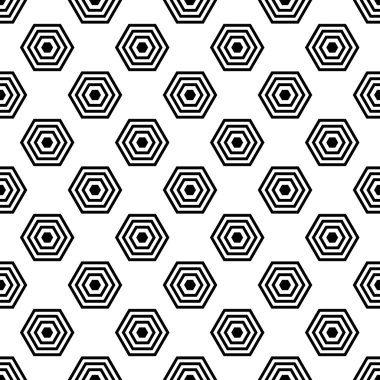 Sorunsuz duvar kağıdı deseni. Modern şık doku. Altıgen şeklinde arka plan. Vektör çizim. EPS 10