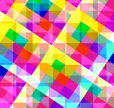 Renkli geometrik soyut arka plan kareler. Vektör çizim. EPS 10