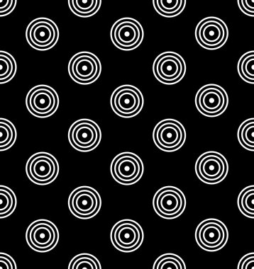Daireler ile Seamless modeli. Modern şık doku. Vektör arka plan. EPS 10