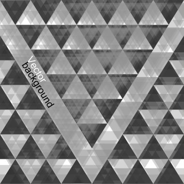 Soyut geometrik renkli arka plan üçgenler. Vektör çizim. EPS 10 