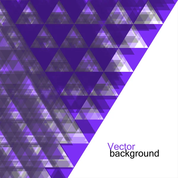 Abstrakte geometrische bunte Hintergrund aus Dreiecken. Vektorillustration. Folge 10 — Stockvektor