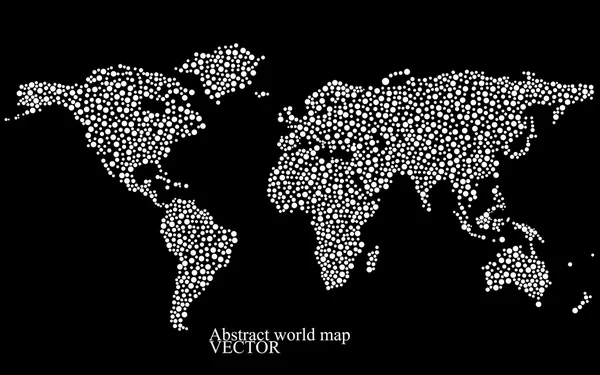 Абстрактная карта мира. Красочный фон. Векторная иллюстрация. Eps 10 — стоковый вектор