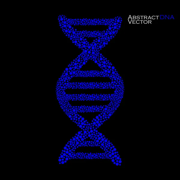 Streszczenie Dna. Kolorowe struktury molekularnej. Ilustracja wektorowa. EPS 10 — Wektor stockowy