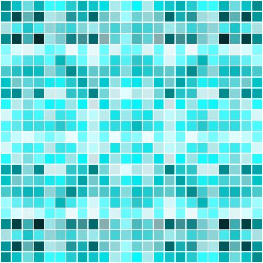 Renkli kare piksel mozaik arka plan. Vektör çizim. EPS 10