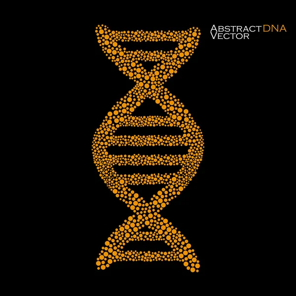 ADN abstracto. Estructura molecular colorida. Ilustración vectorial. Eps 10 — Archivo Imágenes Vectoriales