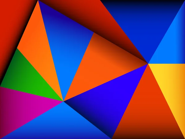 Abstrakte bunte geometrische Hintergrund. Vektorillustration. Folge 10 — Stockvektor