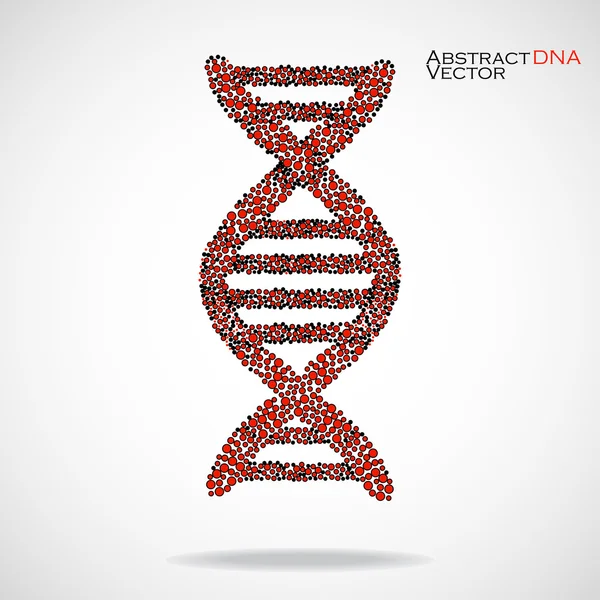 Abstract DNA. Colorful molecular structure. Vector illustration. Eps 10 — Stock Vector