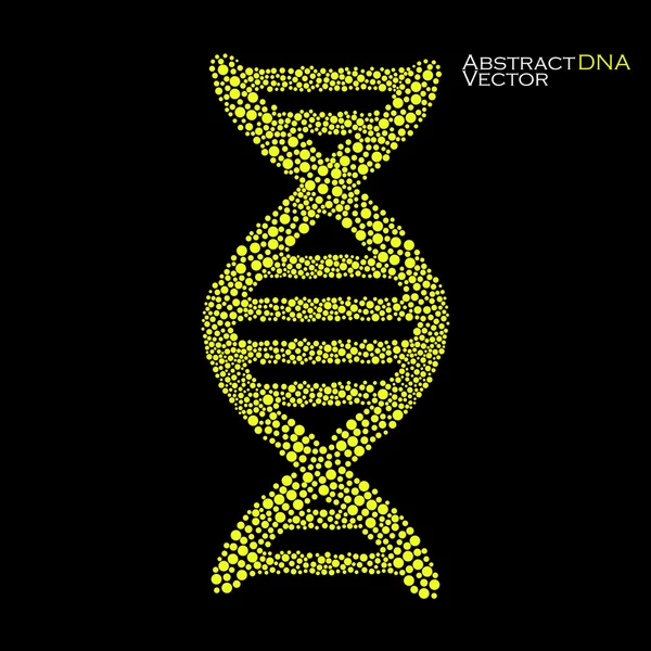 Abstract DNA. Colorful molecular structure. Vector illustration. Eps 10 — Stock Vector