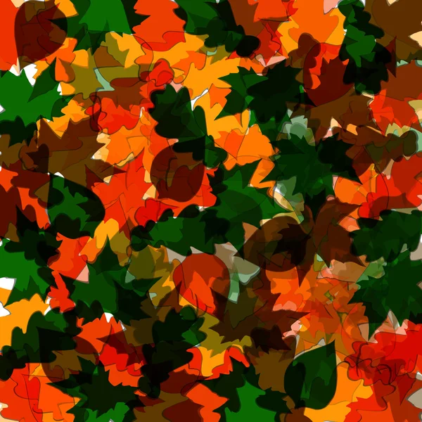 Colorful  leaves in an abstract form. Vector background. Eps 10 — Wektor stockowy