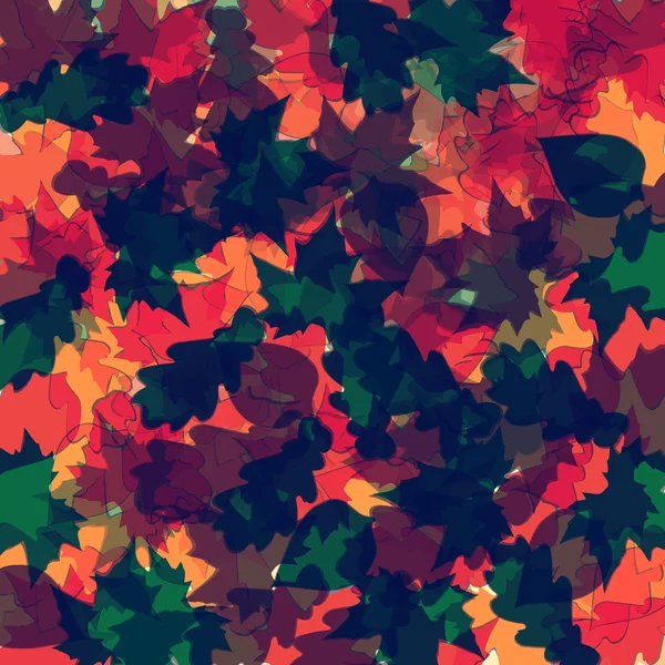 Colorful  leaves in an abstract form. Vector background. Eps 10 — Wektor stockowy