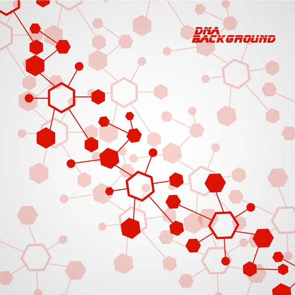 Molecuul dna. abstracte achtergrond. vectorillustratie. eps10 — Stockvector