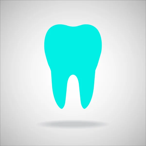 Tooth Icon. Vector illustration. Eps 10 — Stock Vector