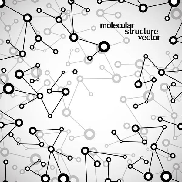 Structure des molécules. L'ADN. Contexte abstrait. Illustration vectorielle. Eps10 — Image vectorielle