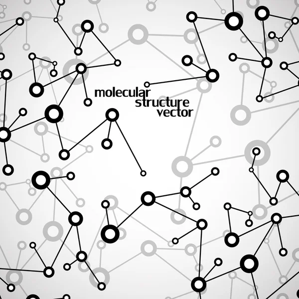 Struktura molekuly. DNA. Abstraktní pozadí. Vektorové ilustrace. Eps10 — Stockový vektor