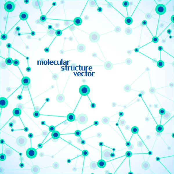 Structure des molécules. L'ADN. Contexte abstrait. Illustration vectorielle. Eps10 — Image vectorielle