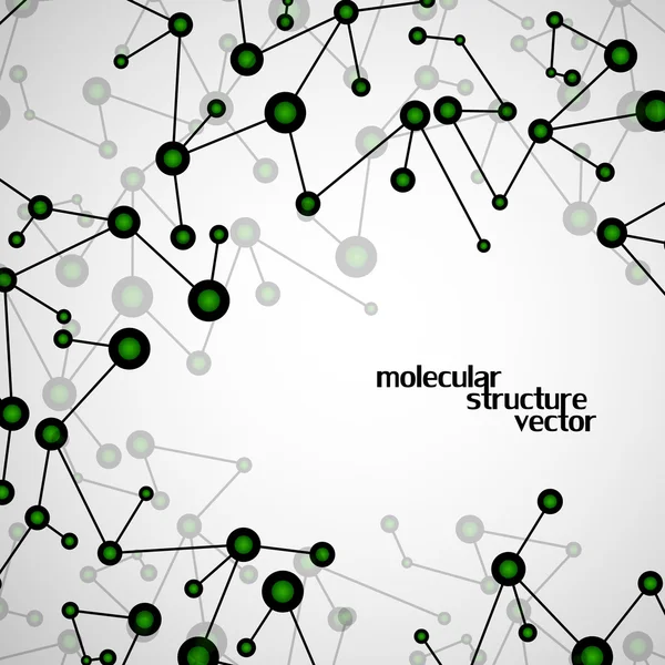 Structure des molécules. L'ADN. Contexte abstrait. Illustration vectorielle. Eps10 — Image vectorielle