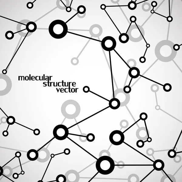 Structure des molécules. L'ADN. Contexte abstrait. Illustration vectorielle. Eps10 — Image vectorielle