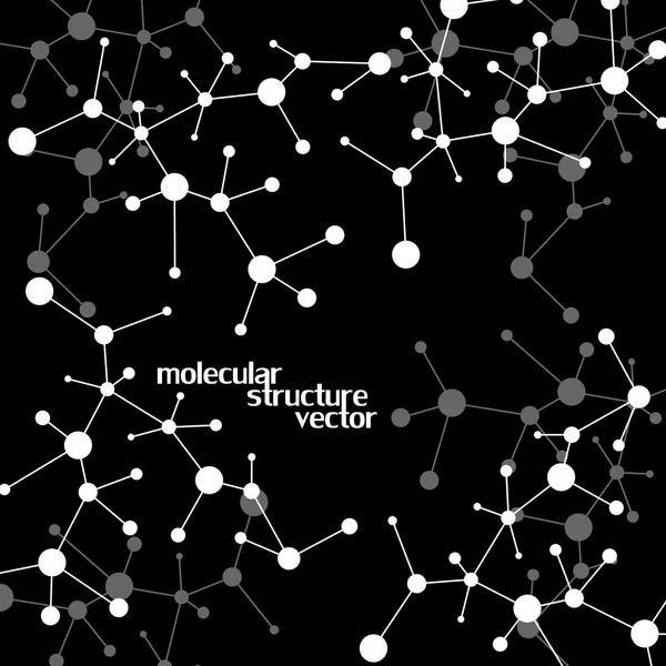 Structure des molécules. L'ADN. Contexte abstrait. Illustration vectorielle. Eps10 — Image vectorielle