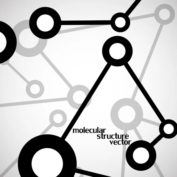 分子構造。Dna。抽象的な背景。ベクトルの図。Eps10 — ストックベクタ
