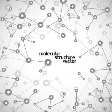 Molekül yapısı. DNA'sı. Arka plan. Vektör çizim. Eps10