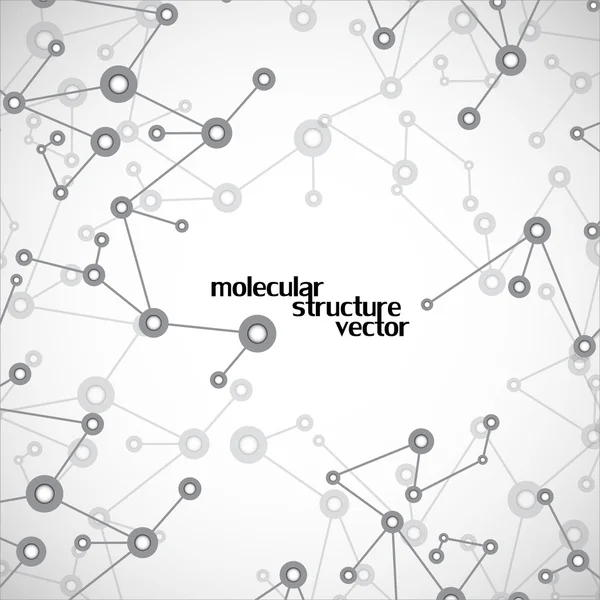 Structure des molécules. L'ADN. Contexte abstrait. Illustration vectorielle. Eps10 — Image vectorielle