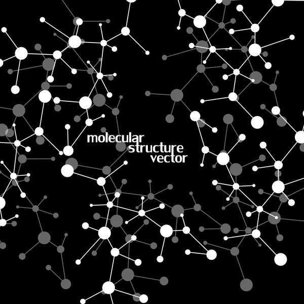 Structure des molécules. L'ADN. Contexte abstrait. Illustration vectorielle. Eps10 — Image vectorielle